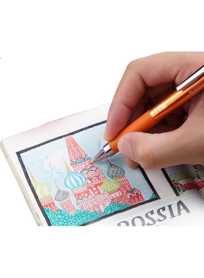 Pilot Frixion Clicker Retractable Erasable Gel Pen 0.5Mm, Red (Pack Of 6) - Image 2