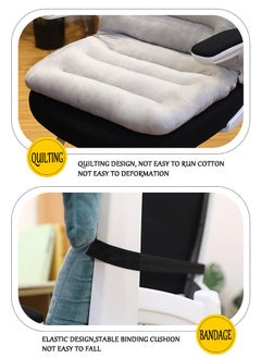 MLADEN Integrated Recliner Chair Seat Cushion Backrest Cushion Plush PP Cotton Back Support Office Chair Sofa Car Seat Cushion,Chair Cushions, Rocking Chair Cushion, Premium Plush PP Cotton (Blue Elephant)  - Image 5