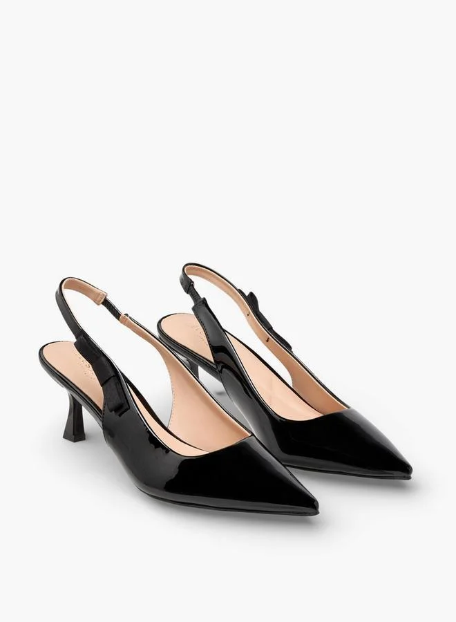 Celeste Women Kitten Heel Slingback Shoes