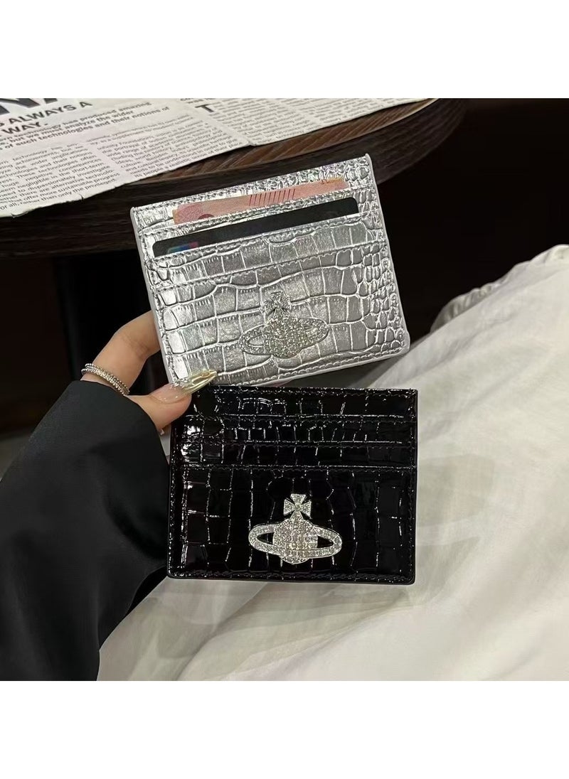 Vivienne Westwood Planet Premium Card Holder Fashion Organ Bag Coin Purse  - Image 2