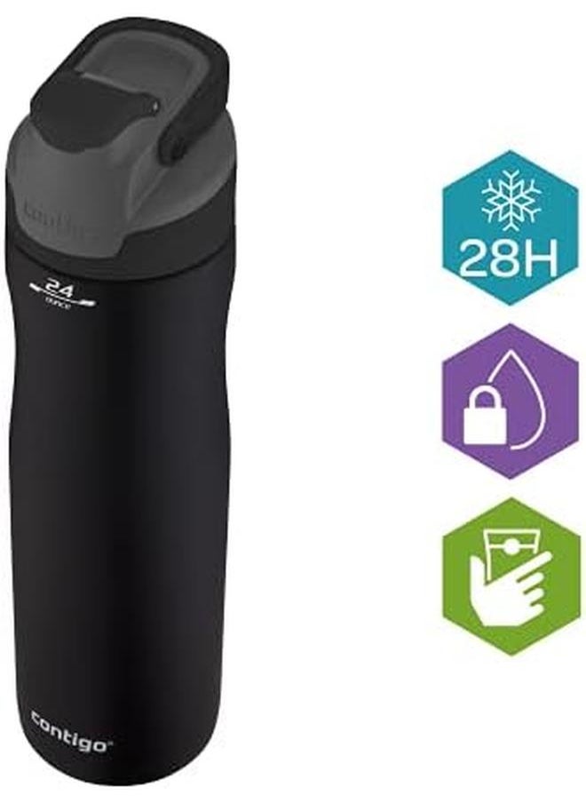 Contigo - Drinking Bottle Autoseal Chill Matte Black - Image 1