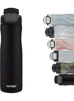 Contigo Drinking Bottle Autoseal Chill Matte Black  - Image 1