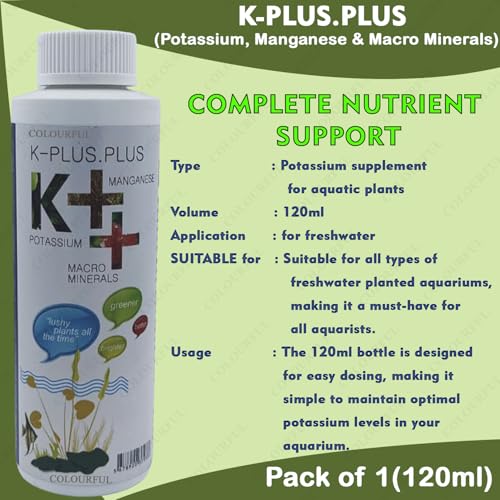 COLOURFUL - Aquatic Remedies 4-in-1 Plant Care Combo: Plant Health 120ml + Plant Food 120ml + K++ 120ml + Phyto Carb 100ml – Comprehensive Aquarium Plant Nutrition - Image 4