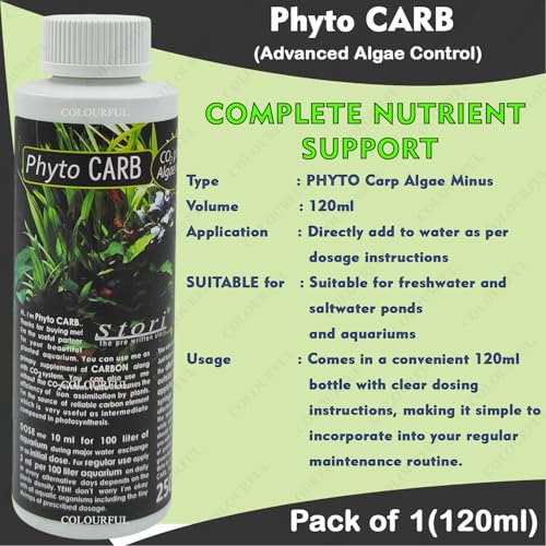 COLOURFUL - Aquatic Remedies 4-in-1 Plant Care Combo: Plant Health 120ml + Plant Food 120ml + K++ 120ml + Phyto Carb 100ml – Comprehensive Aquarium Plant Nutrition - Image 3