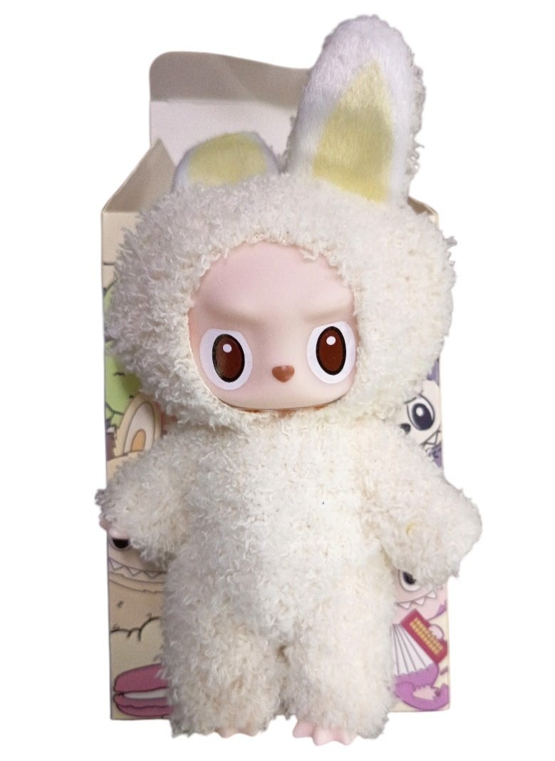 Toy Box - Labubu Monsters 1st Generation Exciting Macaron Series,Collectible Toy Art 17cm Plush Dolls Toy Figures Keychain - Image 1