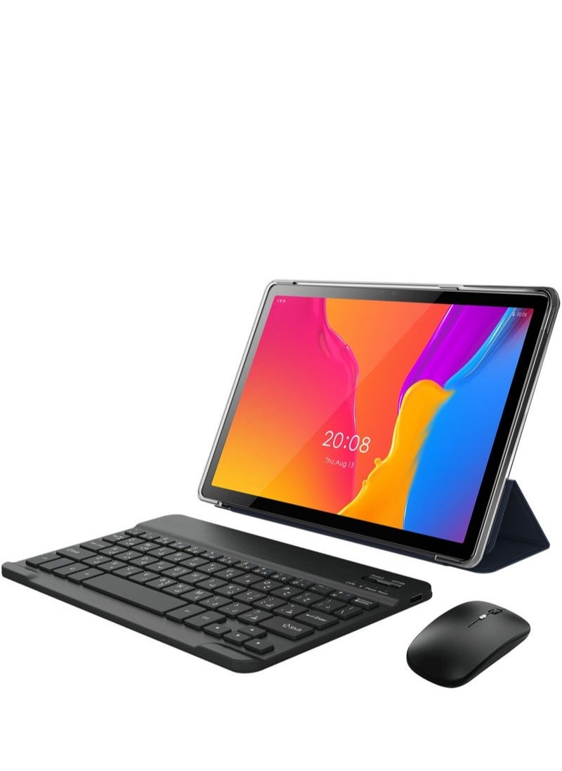 Oteeto TAB 10 Pro Tablet/Single SIM 5G Network/8GB RAM + 512GB ROM/5G Wifi/8000 mAh/8MP Front + 13MP Rear Camera/Quad Core 2.0GHz Processor/Android 13/Includes Keyboard,Mouse,Touch Pen,OTG,Flip Cover