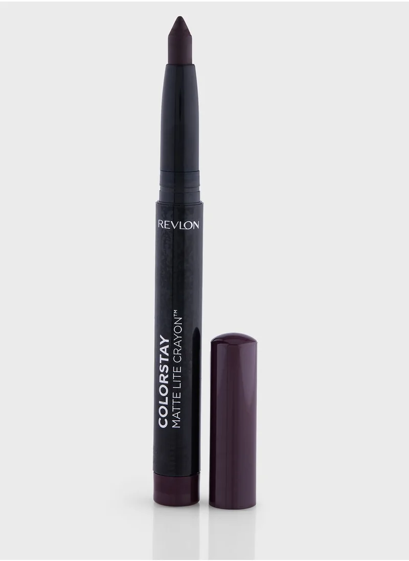 Revlon Rv Cs Matte Lite Crayon On Cloud Wine