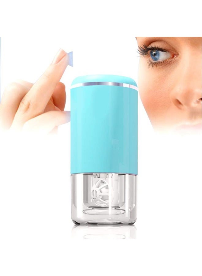 UpaClaire Ultrasonic Contact Lens Cleaner 2.0 (2nd Generation), Intelligent Cleaning Machine for Soft and Rigid (RGP) Contact Lenses, Blue - Image 1