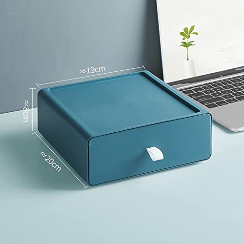 Divinext Set of 4 Stack desk storage Drawer | Office Desk Supplies Organizer | Multi-color| plastic - Image 2