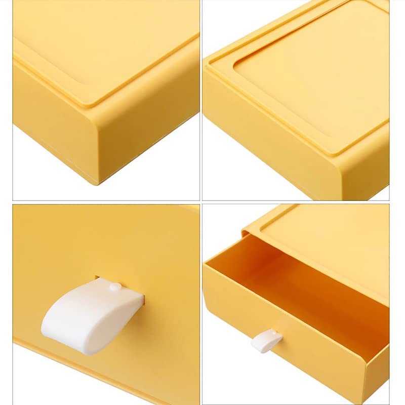 Divinext Set of 4 Stack desk storage Drawer | Office Desk Supplies Organizer | Multi-color| plastic - Image 4