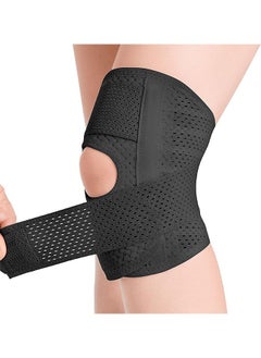 Ant Knee Brace with Side Stabilizers, Relieve Meniscal Tear Knee Pain Arthritis, Breathable Adjustable Knee Support for Men and Women with Sports Injuries(Left Leg &M)  - Image 1