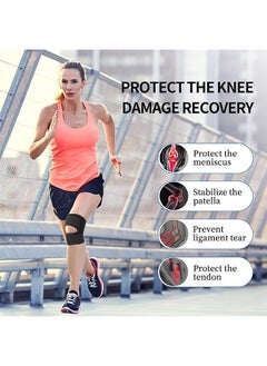 Ant Knee Brace with Side Stabilizers, Relieve Meniscal Tear Knee Pain Arthritis, Breathable Adjustable Knee Support for Men and Women with Sports Injuries(Left Leg &M)  - Image 4