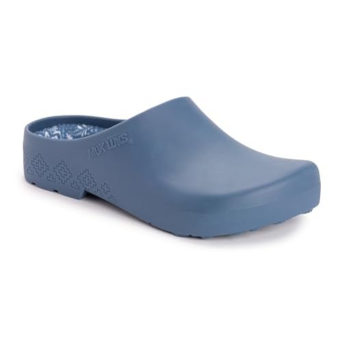 MUK LUKS Womens Garden Clog and Glove Set Denim Floral M - Image 3