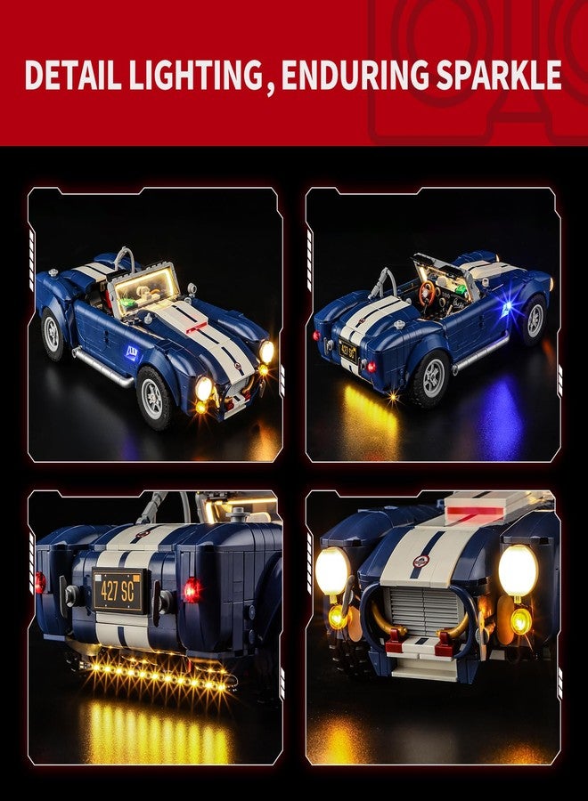 BRIKSMAX 2.0 Light Kit for Lego-Shelby Cobra 427 S/C -Innovative Led Lighting Compatible with Lego Icons 10357 - Not Included Model Set - Image 3