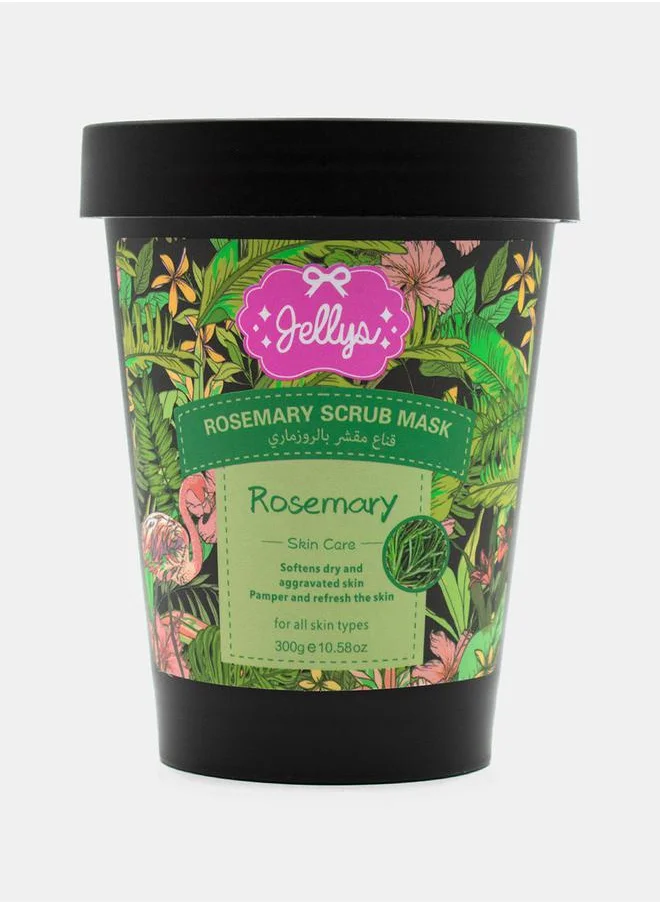 جيليز Skincare Rosemary Scrub Mask, 300g