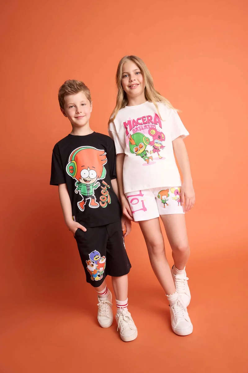 Defacto Girl 100% Cotton Super 1 Set Shorts