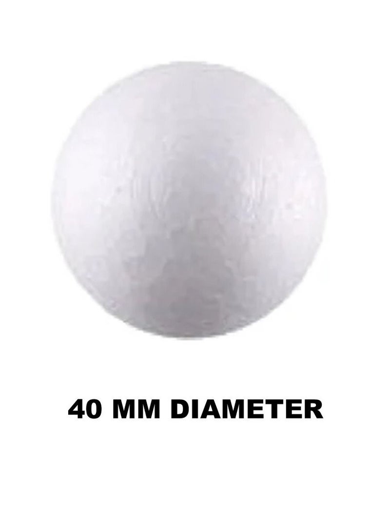 PARTNER 15-Piece Foam Ball Set 40mm Diameter White - Image 2
