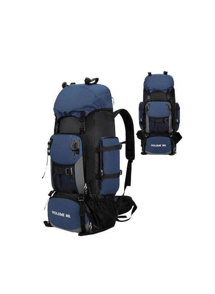 TRASSLE 90L Camping Hiking Backpack, Lightweight Outdoor Sport Travel Backpack Foldable Water Resistant Large Capacity Daypack for Hiking Camping Cycling Climbing Travelling - Image 1