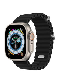 Generic Band For Apple Watch Ultra 49mm 45mm 44mm 42mm Waterproof Soft Silicone Sport Wristbands Replacement Strap iWatch Ultra SE 8 7 6 5 4 3 2 1  - Image 1