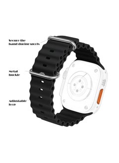 Generic Band For Apple Watch Ultra 49mm 45mm 44mm 42mm Waterproof Soft Silicone Sport Wristbands Replacement Strap iWatch Ultra SE 8 7 6 5 4 3 2 1  - Image 4