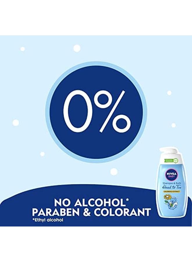 Nivea Baby Bath Shampoo Head To Toe Calendula Extract 500Ml - Image 3