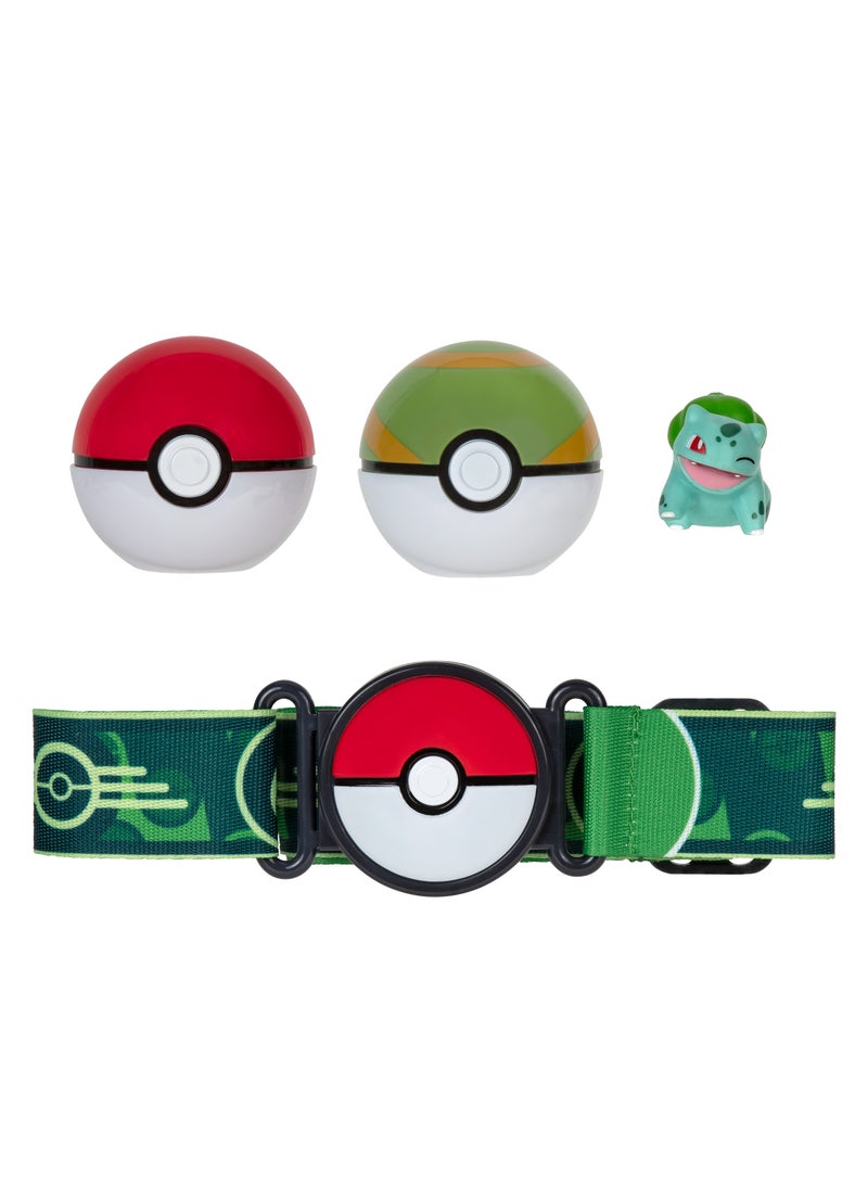 Pokemon Pokemon Clip N Go Ball Belt Set, Assorted 1 Piece (Character & Color May Vary) | Poke Ball | Battle Figure | Gift for Kids and Pokemon Lovers  - Image 4