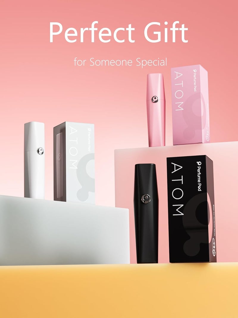 Perfume Pod ATOM Refillable Perfume Atomizer, Bottom Filling Fragrances Perfume Bottle, Mini Cologne Dispenser, Travel sized, Portable Sprayer for Women Men, Gift, BLACK, 0.2 Ounces, ATOM01 - Image 5