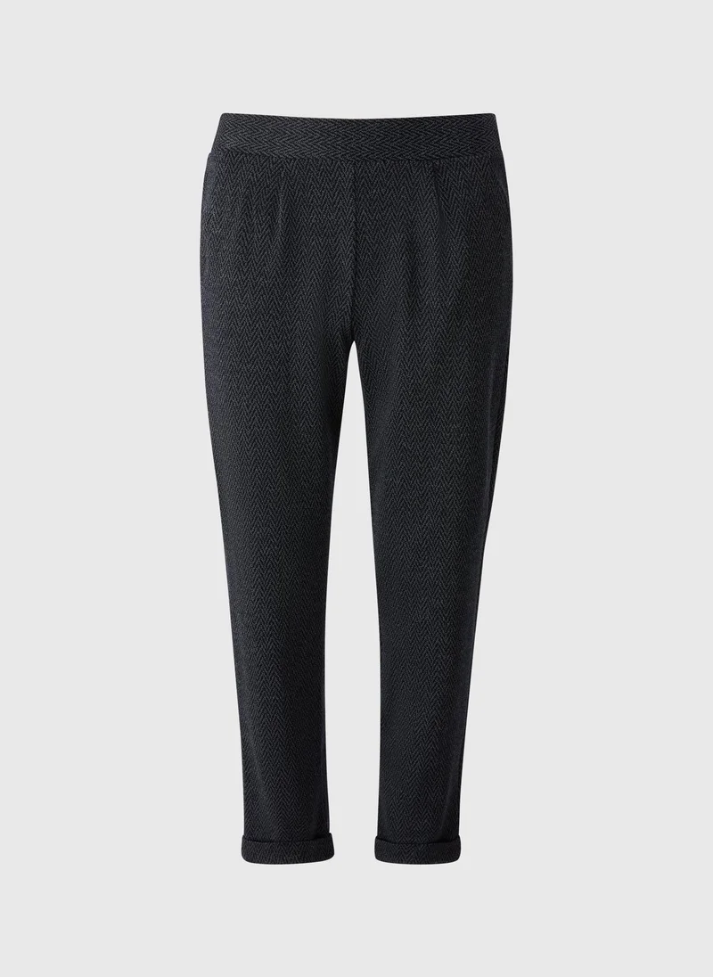 Matalan Navy Ponte Trousers
