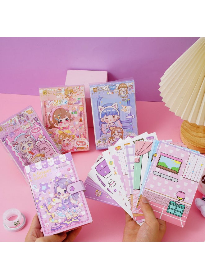YIDA Internet Celebrity Quiet Book Diy Cut-free Material Package Full Set Gift Box Girls Handmade Children's Educational Toys - Image 3