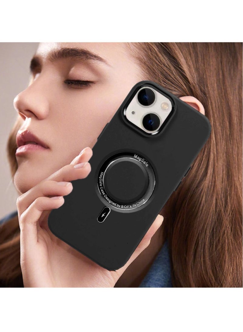 Techie Premium Electroplated MagSafe Silicone Case Cover for Apple iPhone 15 - Ultimate Shock Absorption, Secure Grip and Anti-Slip Design - Image 4