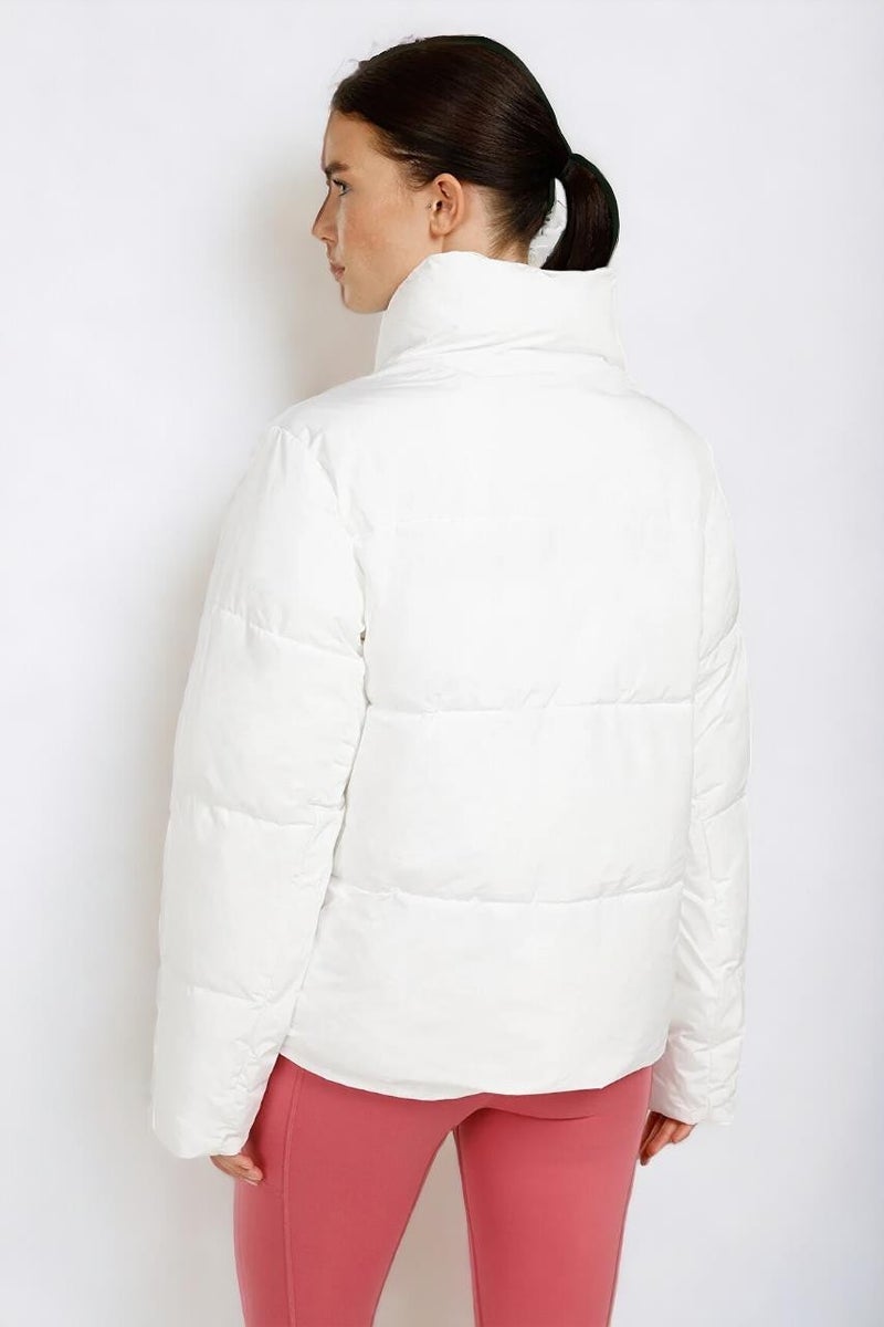 LUMBERJACK Wl Agata White Women's Coat  - Image 3