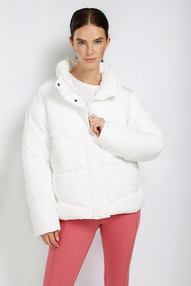 LUMBERJACK Wl Agata White Women's Coat  - Image 1