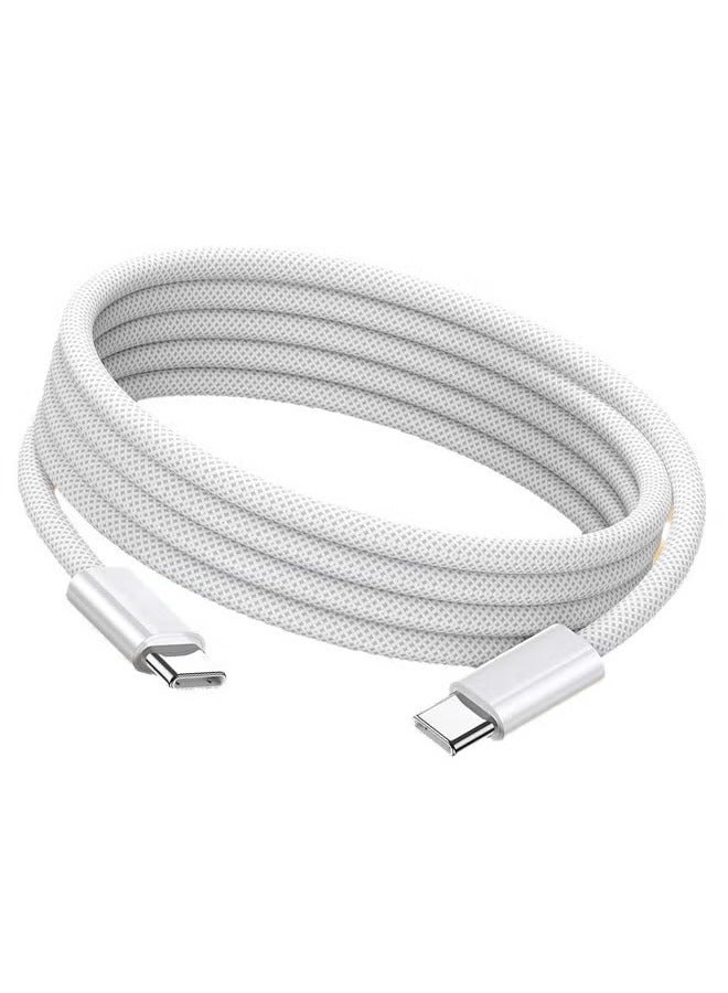 Liboer USB C Cable 1M Braided 100W Power Delivery PD Fast charge Cable USB C to USB C For iPhone 16 15 Pro Max iPad mini 6 MacBook Pro Air M3 M2 M1 iPad Pro Samsung S24 S23 Ultra Laptop Lenovo Dell Xiaomi - Image 1