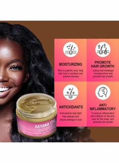 EELHOE Batana Oil Butter,100% Batana Oil for Hair Growth Dr Sebi,Veganic Natural Hair Growth Oil Effective Against Regional Alopecia,Soothe Scalp,Repair Damaged Hair and Promote Hair Regrowth,60g,2.1Oz.  - Image 5