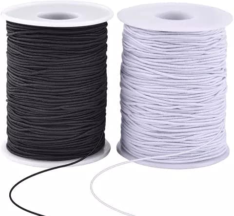 ZILZON Cotton Cord Wax Cord for DIY Jewelry Making Beading Art Craft Work and Handicrafts Size 2 mm Black Or White Color - Image 3
