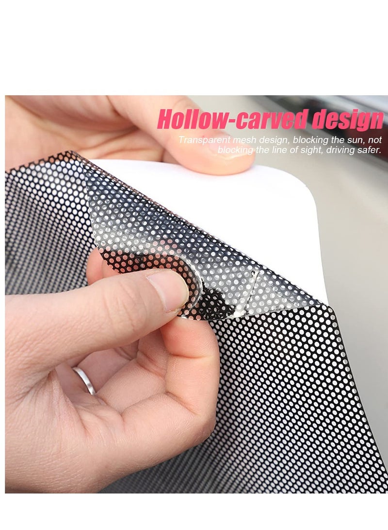 Sun Visor Sunshade Extender for Car Side Window Windshield Sun Shade Anti-Glare Car Sun Visor Protects from Sun Glare, Snow Blindness, UV Rays, Universal for Cars, SUVs Trucks 4 Pack - Image 2