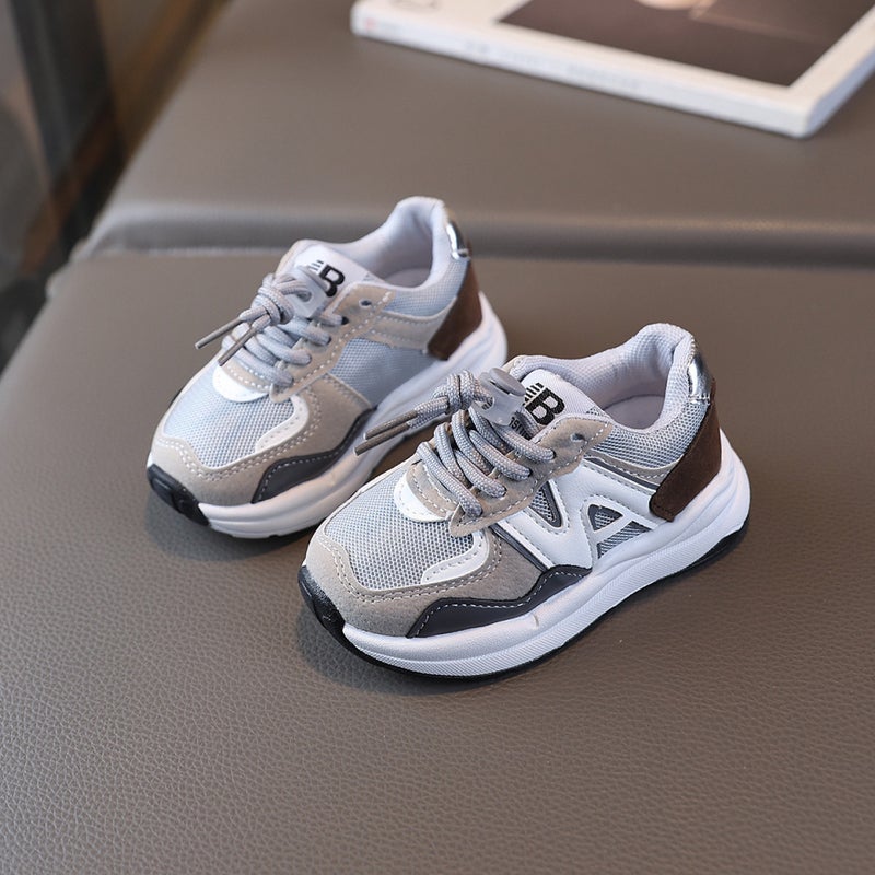 Mesh Sneakers Lightweight Flexible Sole Walking Shoes For Kids Indoor And Outdoor Activities - Image 1