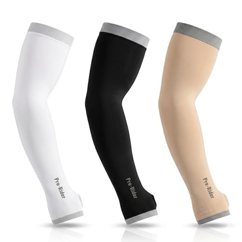 VeleSolv Arm Sleeves, Pack of 3 Pair UV Protection Cooling Arm Sleeves for Men & Women - Image 1