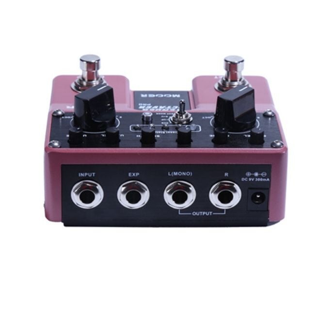 MOOER Tender Octaver Pro Twin Series Polyphonic Octave Pedal, Independent Sub & Upper Octave Control, Stereo Output, 4 Presets, Expression Pedal  Input - Image 3