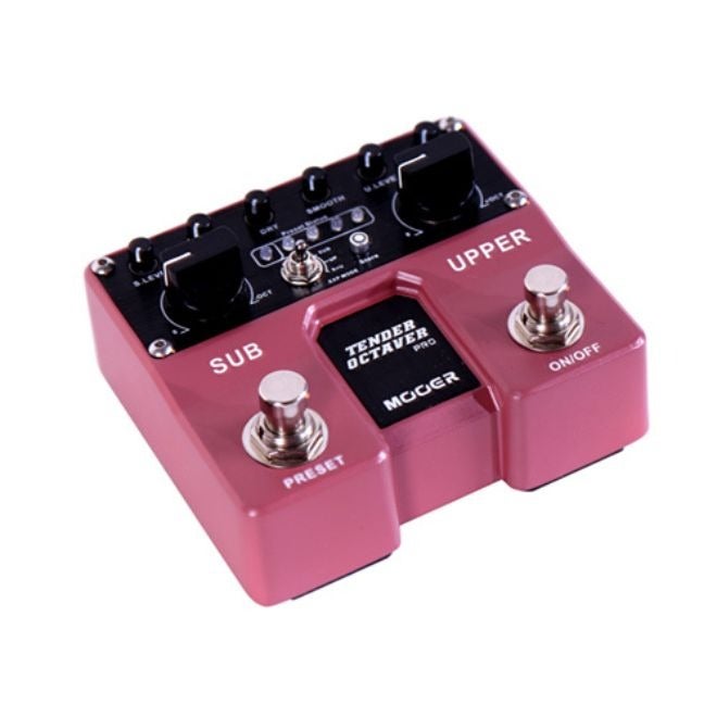 MOOER Tender Octaver Pro Twin Series Polyphonic Octave Pedal, Independent Sub & Upper Octave Control, Stereo Output, 4 Presets, Expression Pedal  Input - Image 4