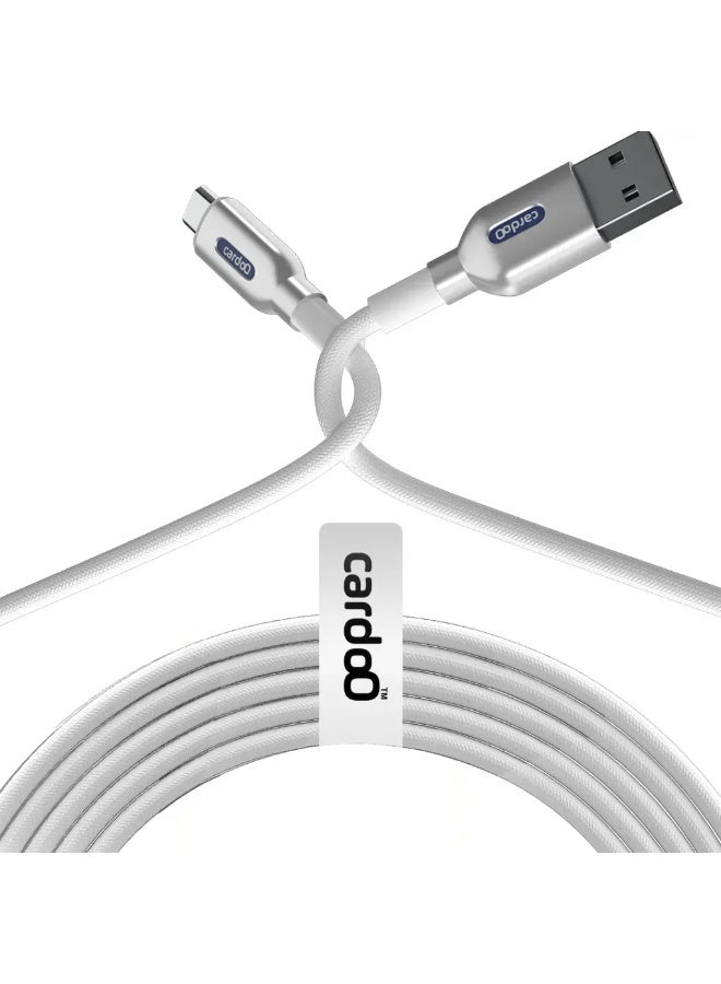 كاردو كابل USB-A إلى Micro USB بطول 1.2 متر - أبيض