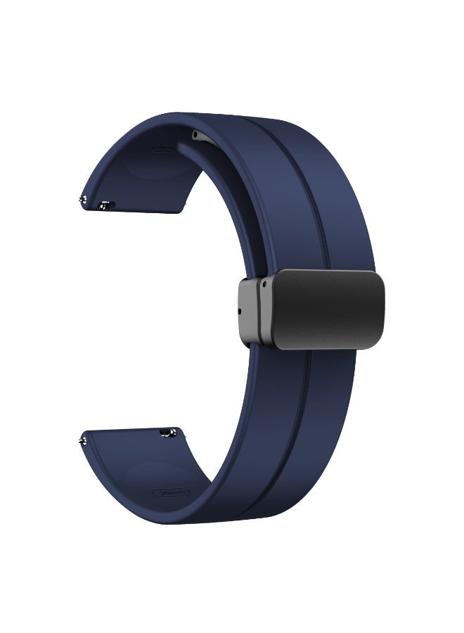 22mm Silicone Strap for Xiaomi Redmi Watch 5 Active Accessories Sports smartwatch bracelet Correa Belt Redmi Watch 5 Lite Strap, Sporty Simple Style Design, Magnetic Buckle Silicone Strap - Image 1