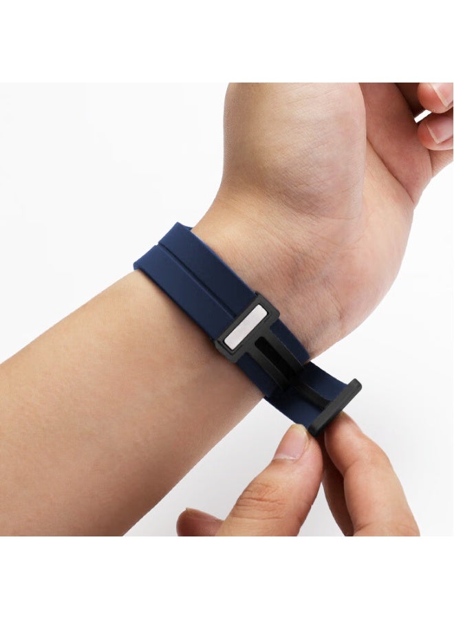 22mm Silicone Strap for Xiaomi Redmi Watch 5 Active Accessories Sports smartwatch bracelet Correa Belt Redmi Watch 5 Lite Strap, Sporty Simple Style Design, Magnetic Buckle Silicone Strap - Image 5