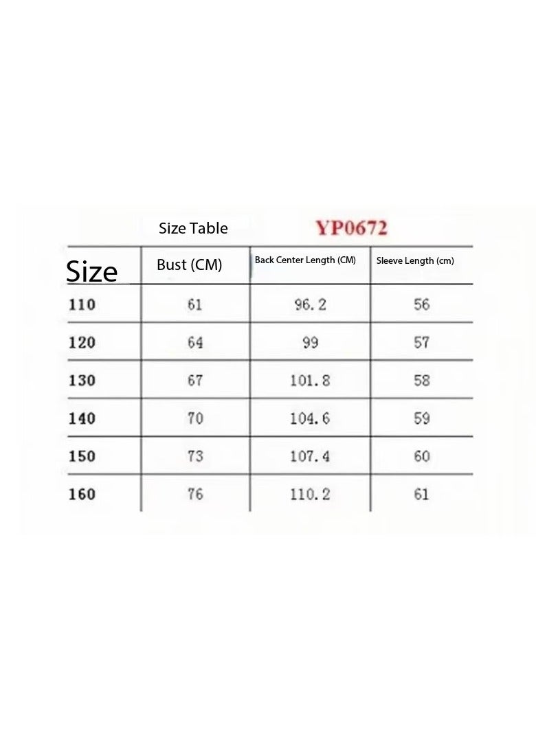 Halloween Royal Vampire Costume Set for Girls Halloween Dress Up Party, Cosplay, Vampire-Themed Party（110cm） - Image 2