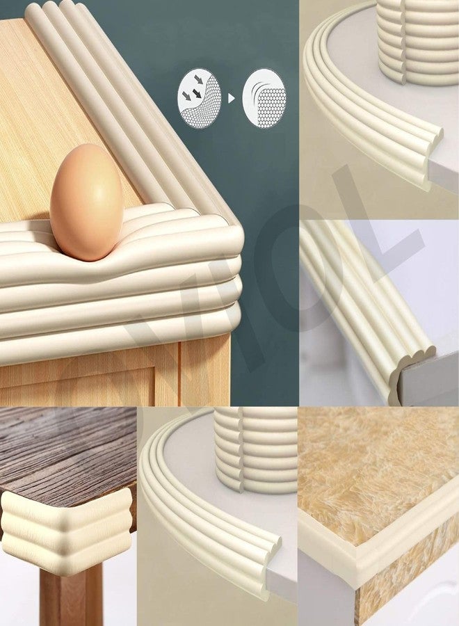 OVIOL 1 Pcs Corner Protector for Sharp Edges Thick Extra Soft Foam Table Corners Edge Protector Baby Proofing Products for Kids Table Desk Furniture, 6.5ft (2mtr) (Cream, Pack of 1) - Image 5