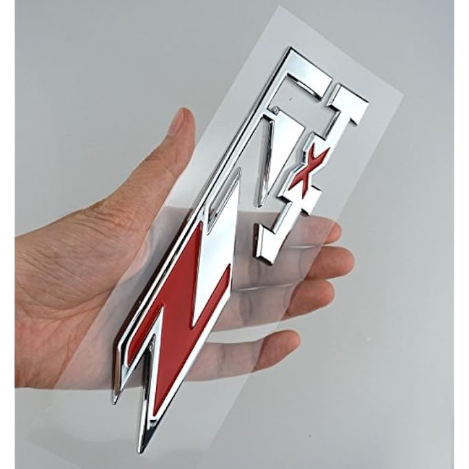 TJMR 2Pcs Z71 4X4 Emblems For Gmc Chevy Silverado Sierra Tahoe Suburban New 1500 2500 3500 Decal Chrome Red - Image 3
