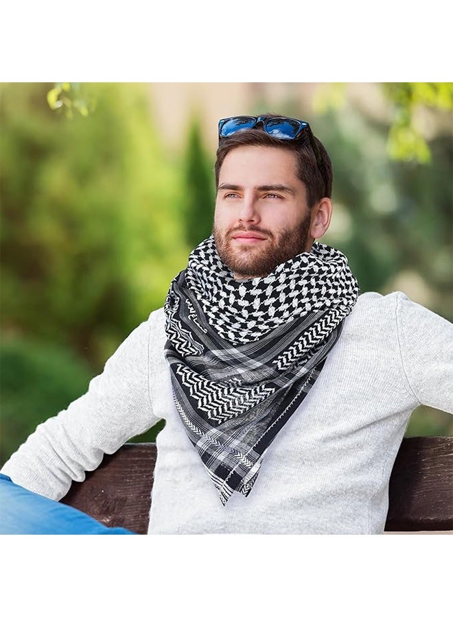 Wrap Scarf Arabic Turban Tactical Desert Neck Headwear Wrap for Men Women, Arab Scarf - Image 5