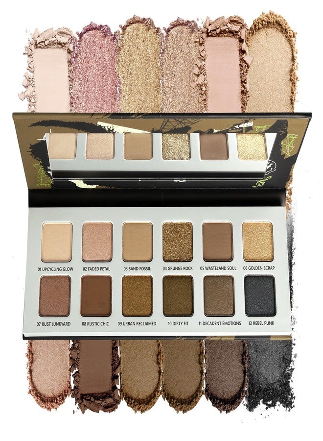 Afflano Neutral Nude Eyeshadow Palette, Matte Shimmer Beige Brown Eyeshadow Palette Highly Pigmented, Blendable Natural Colors Long-Wear, Nude Eye Shadow for Women Brown Eyes Daily Grunge Makeup - Image 1