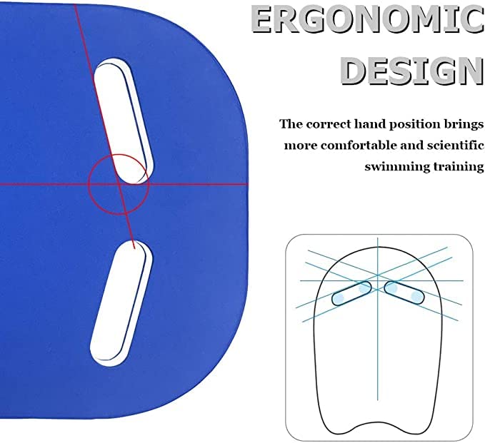 The Yogis Kickboards Swimming, Swim Training Aid Kick Board for Adults and Kids, U Design Pool Floats with Integrated Hole Handle, EVA Foam - Image 5