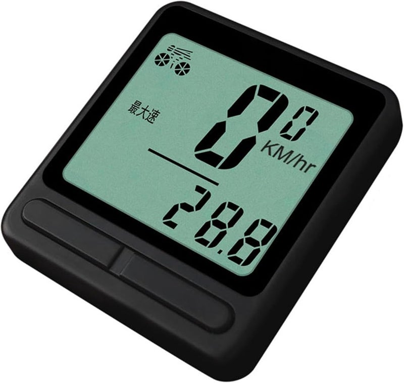 OVAQUIXI Electric Bicycle LCD Display ABS Bike Computer Speedometer Odometer 24 Functions 1.8 X 1.6 X 0.6 in for Mountain Road Cycling Commuters and Fitness Riders - Image 4